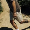The Couture Club Shorts-Airtex Panelled Shorts
