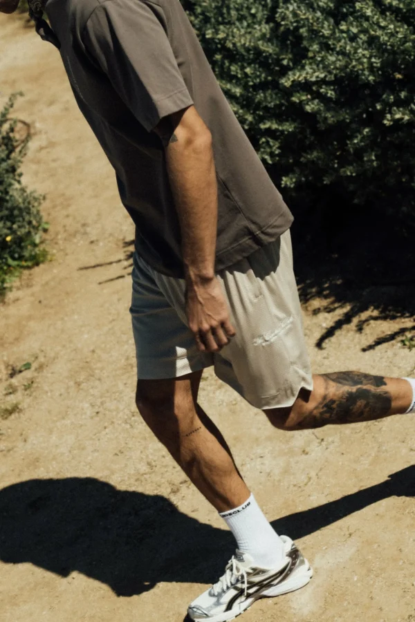 The Couture Club Shorts-Airtex Panelled Shorts