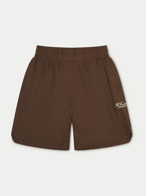 The Couture Club Shorts-Airtex Panelled Shorts