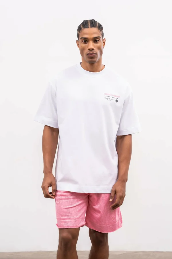 The Couture Club Shorts-Airtex Panelled Shorts