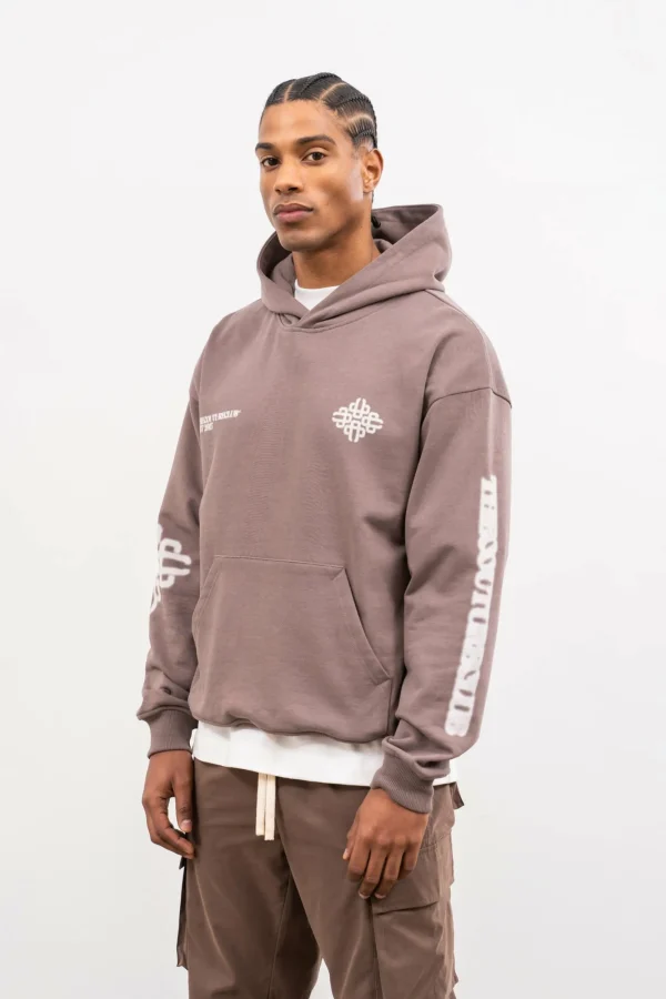 The Couture Club Hoodies-Blurred Emblem Graphic Hoodie