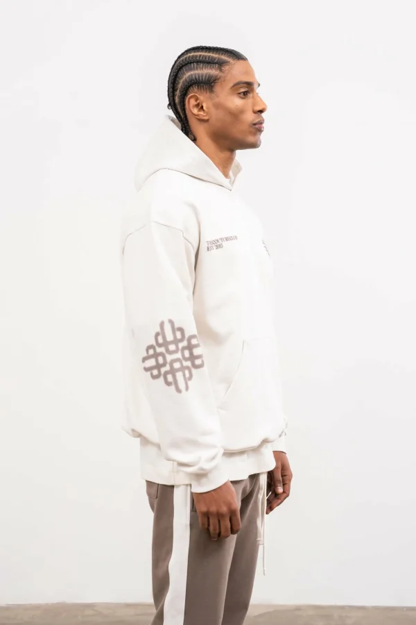 The Couture Club Hoodies-Blurred Emblem Graphic Hoodie