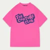 The Couture Club Tops-Bubble Logo Oversized T-Shirt