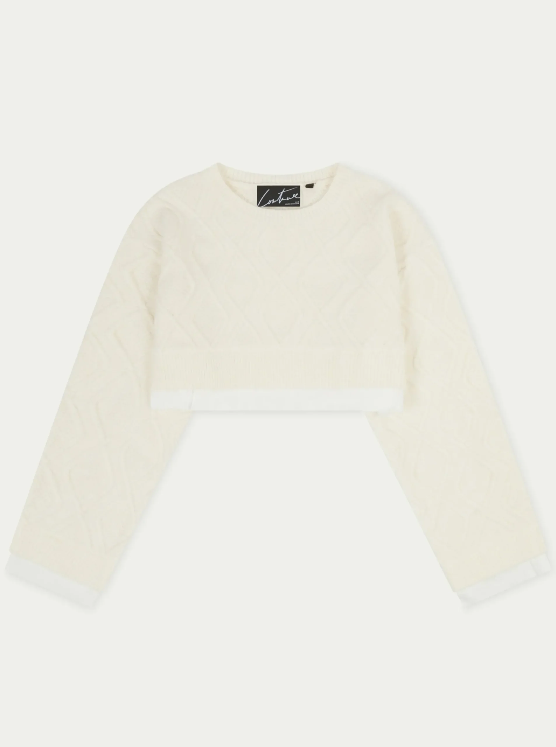 cable_knitted_cropped_swe_0.webp The Couture Club Hoodies-Cable Knitted Cropped Sweater