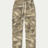 The Couture Club Cargo Pants-Camo Straight Leg Cargos