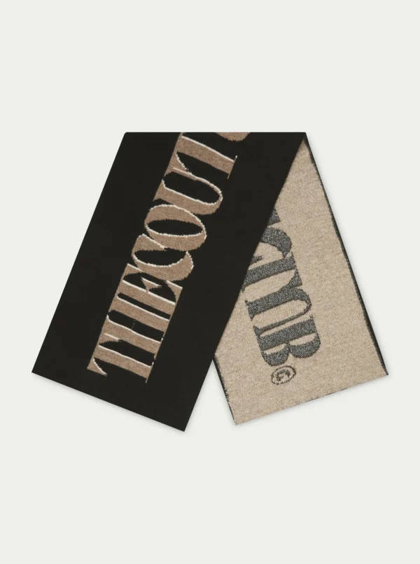 The Couture Club Knitwear-Copyright Logo Wool Scarf