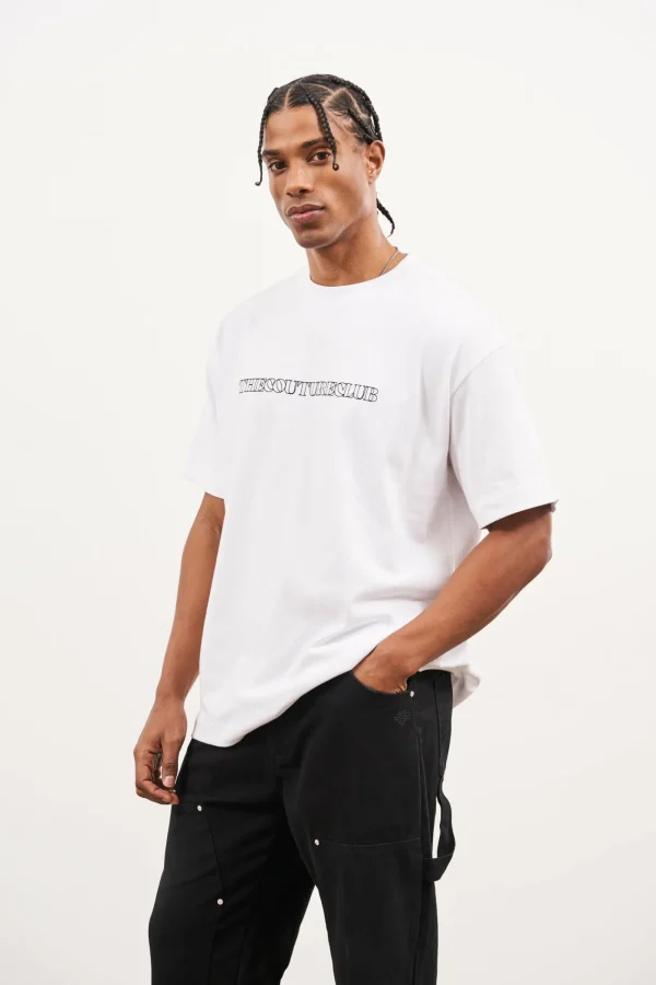 The Couture Club T-Shirts-Copyright Outline Print T-Shirt