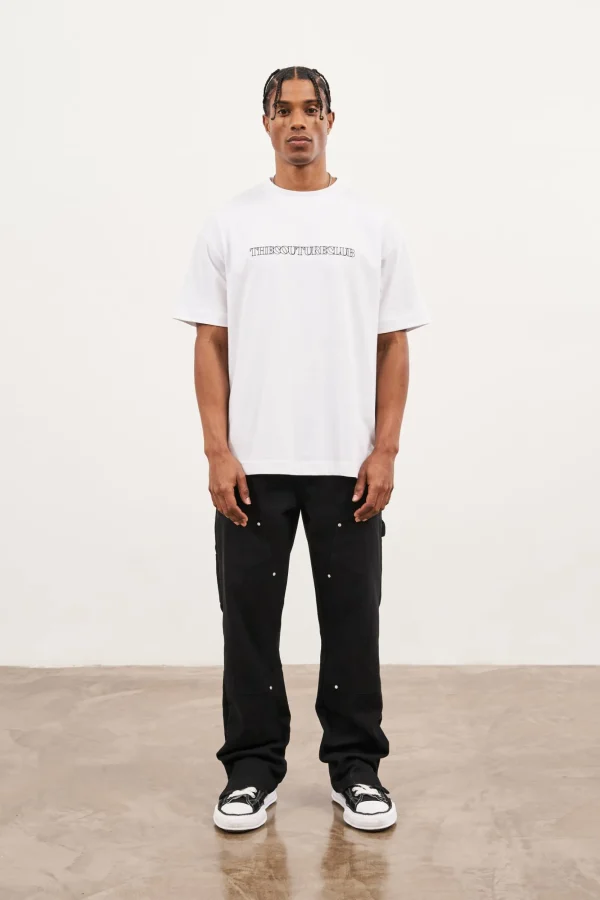The Couture Club T-Shirts-Copyright Outline Print T-Shirt