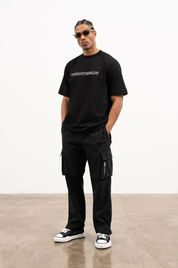 The Couture Club T-Shirts-Copyright Outline Print T-Shirt
