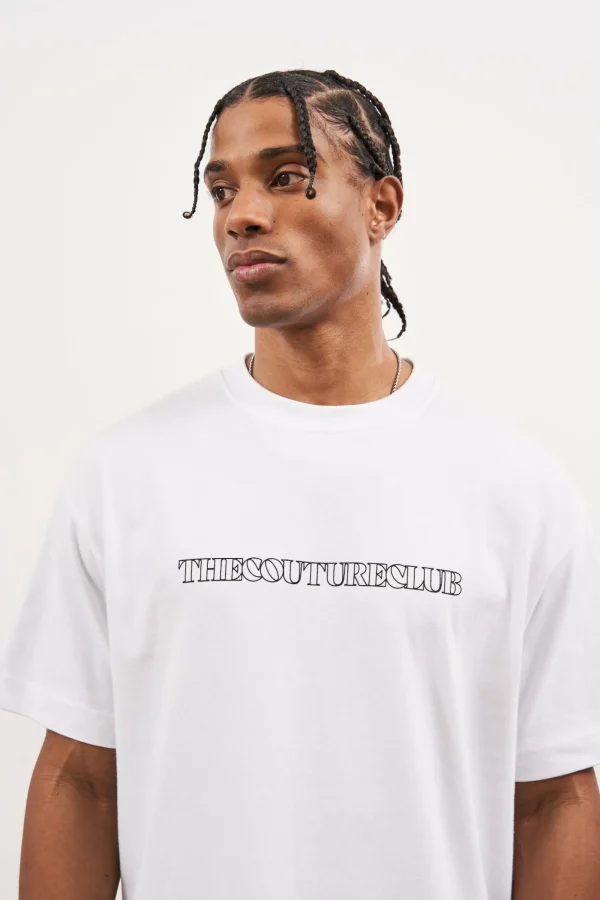 The Couture Club T-Shirts-Copyright Outline Print T-Shirt