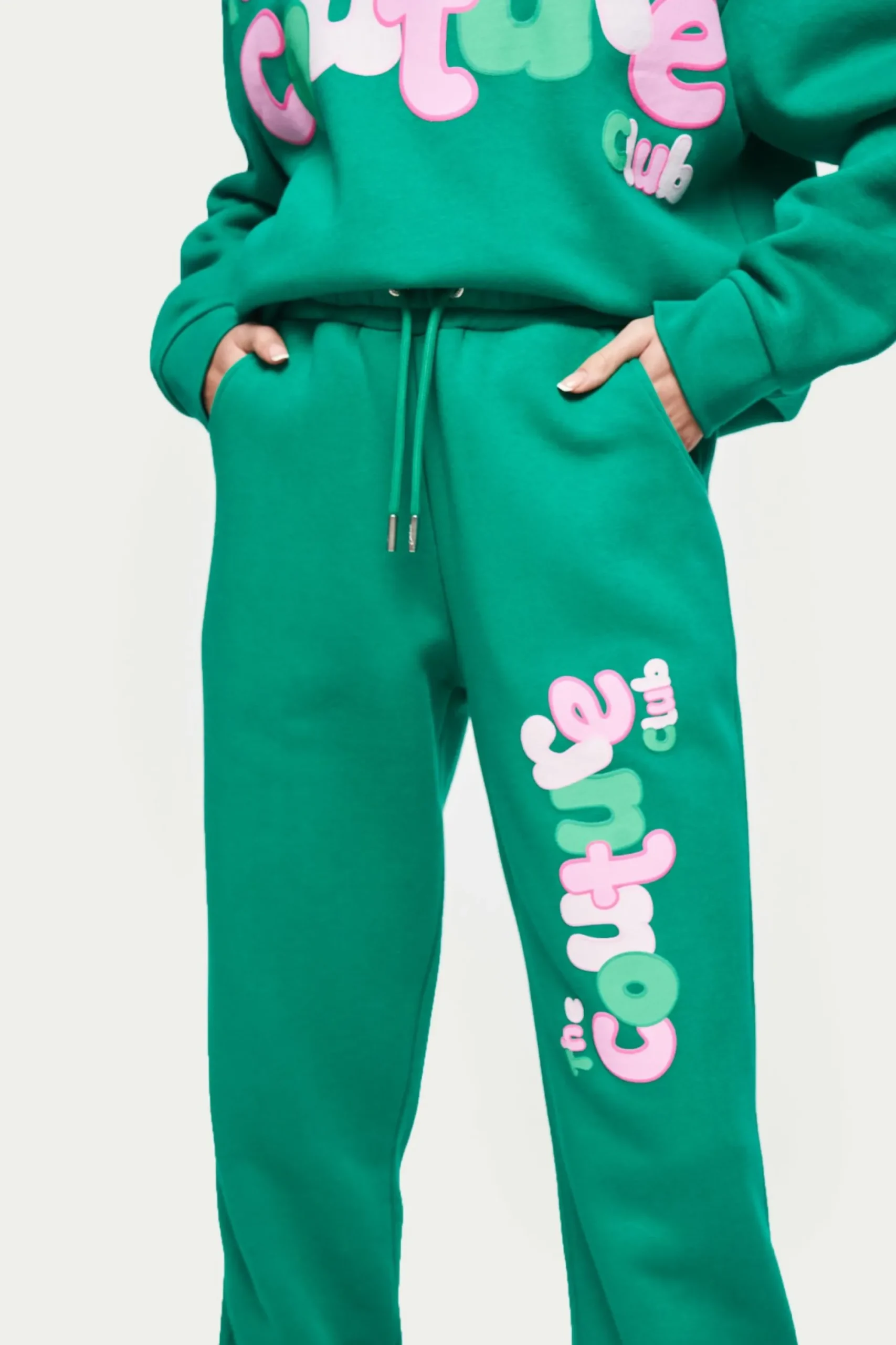 couture_bubble_oversized__2.webp The Couture Club Joggers-Couture Bubble Oversized Joggers- Green