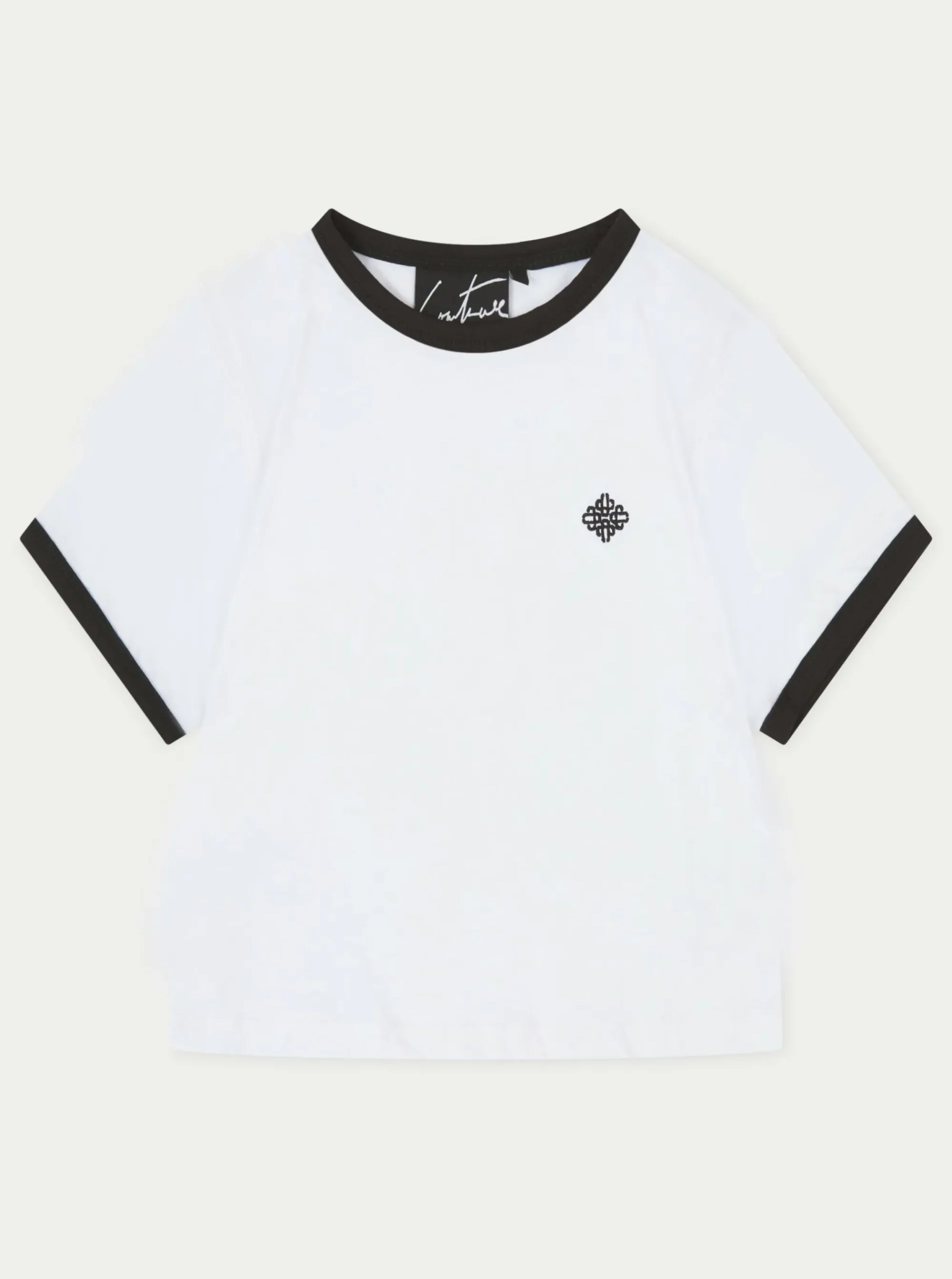couture_emblem_ringer_bab_0.webp The Couture Club Tops-Couture Emblem Ringer Baby Tee
