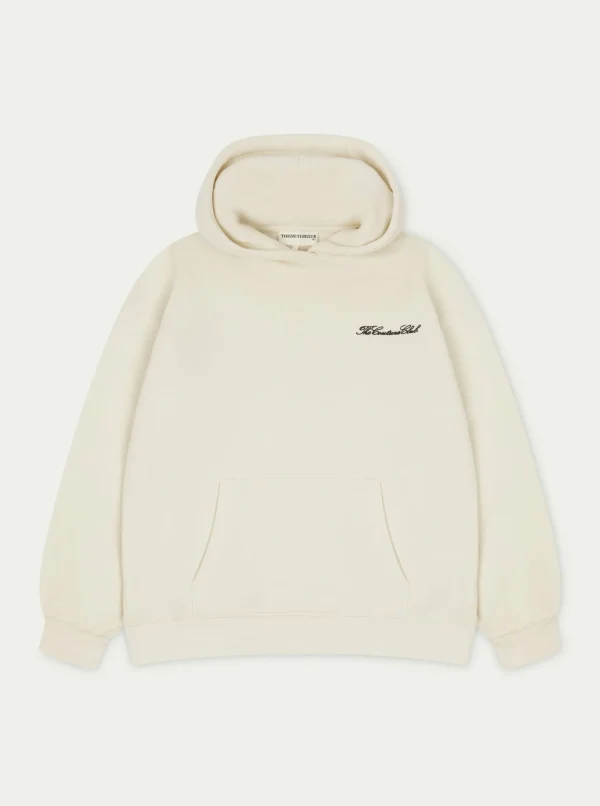 The Couture Club Tracksuits-Couture Script Puff Sleeve Hoodie