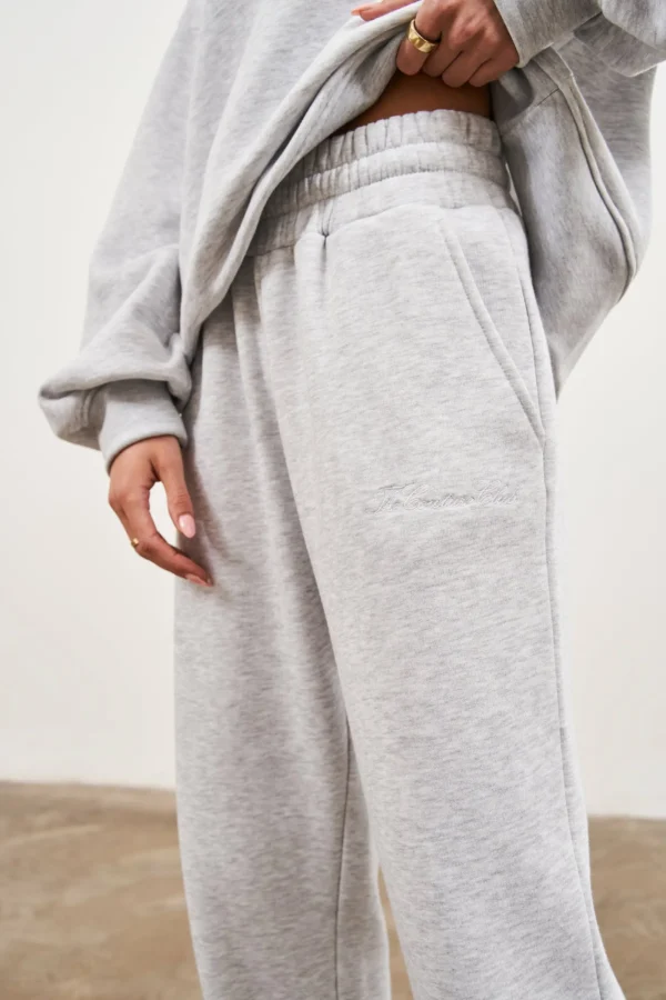 The Couture Club Tracksuits-Couture Script Straight Leg Joggers