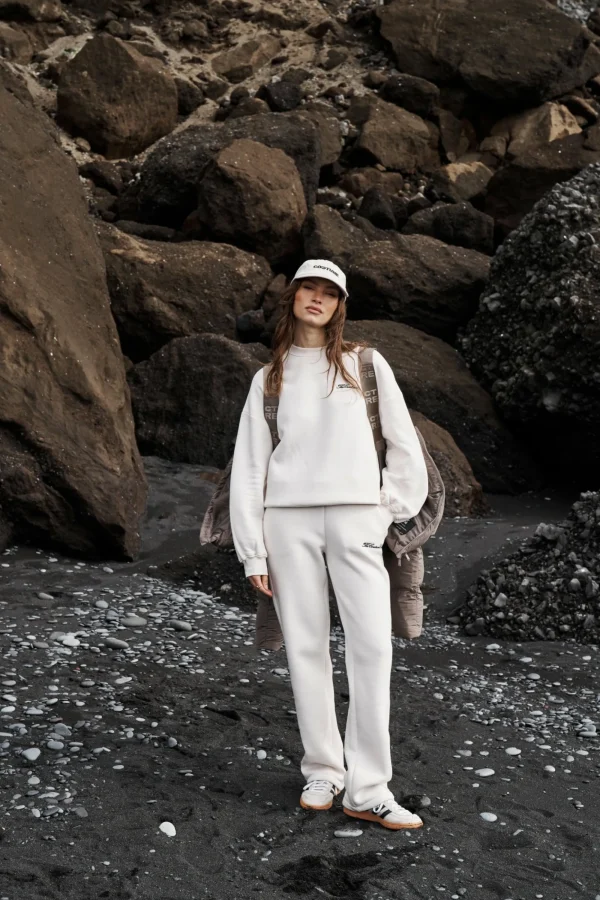 The Couture Club Tracksuits-Couture Script Straight Leg Joggers