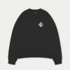 The Couture Club Sweatshirts-Cracked Emblem Sweatshirt