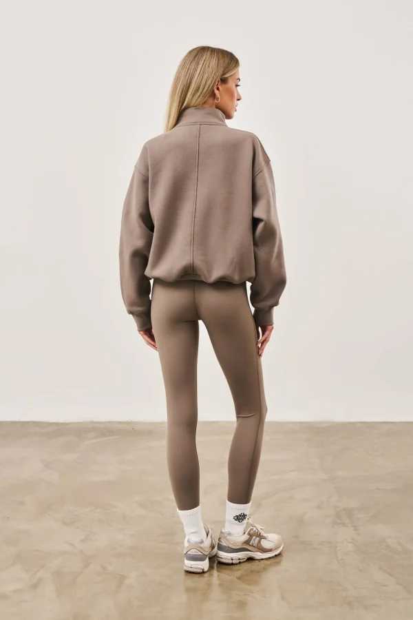 The Couture Club Sweatshirts-Ctre Half Zip Sweatshirt