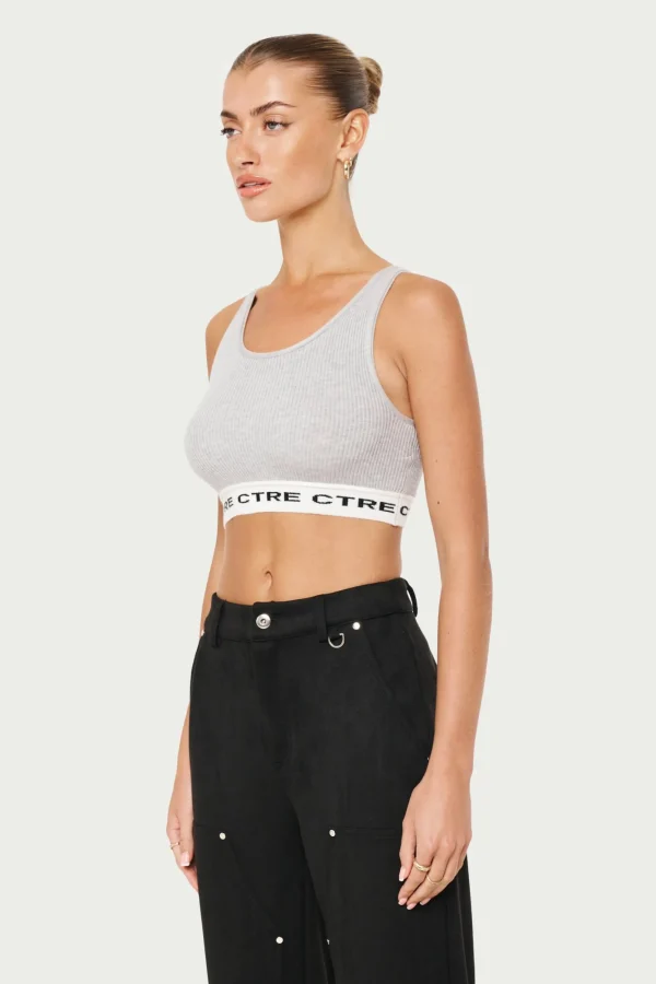 The Couture Club Tops-Ctre Knitted Vest Top
