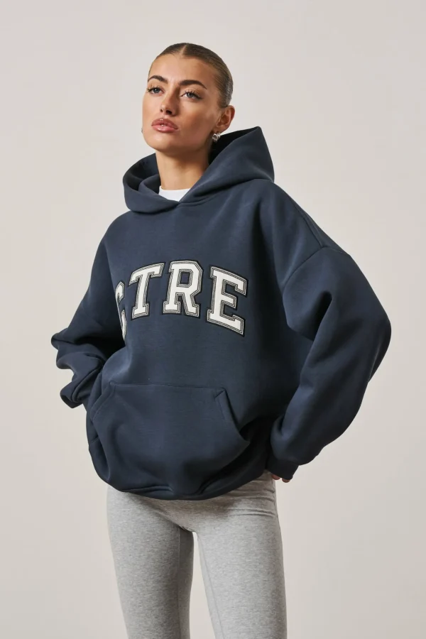The Couture Club Hoodies-Ctre Oversized Hoodie