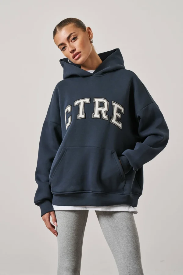 The Couture Club Hoodies-Ctre Oversized Hoodie