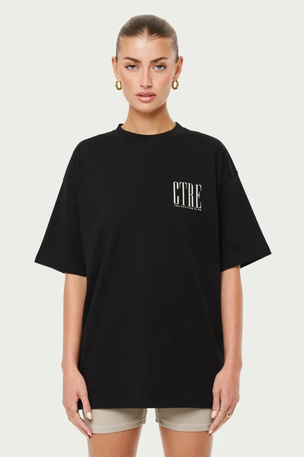 The Couture Club T-Shirts-Ctre Oversized T-Shirt