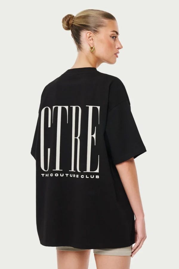 The Couture Club T-Shirts-Ctre Oversized T-Shirt