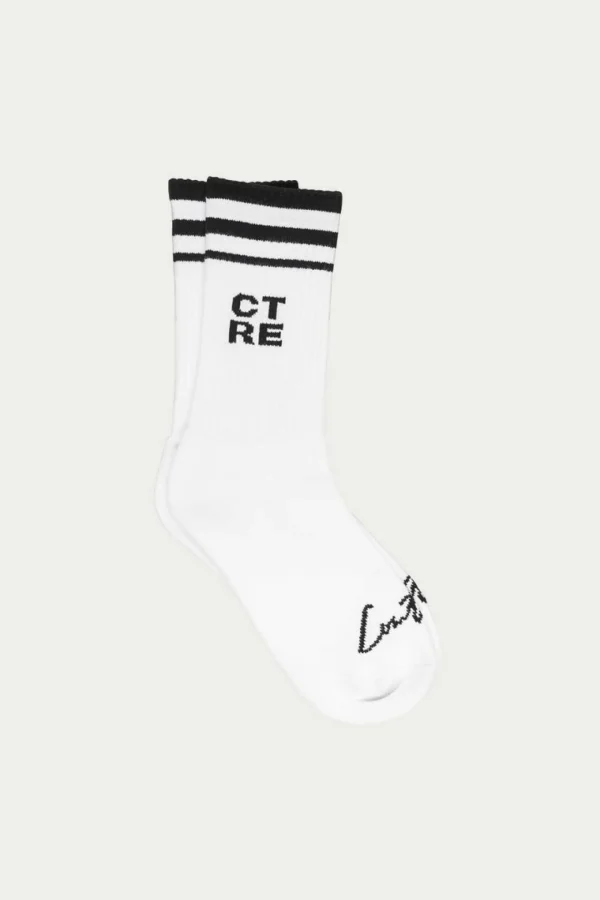 The Couture Club Socks-Ctre Stripe Sport Socks