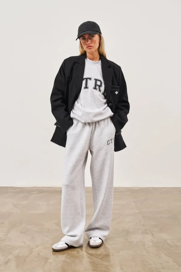 The Couture Club Tracksuits-Ctre Wide Leg Joggers