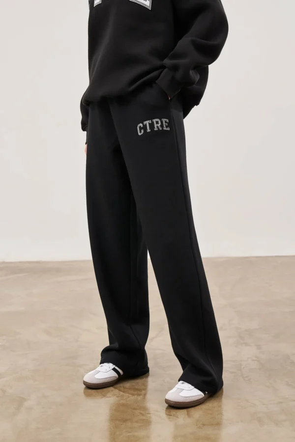 The Couture Club Tracksuits-Ctre Wide Leg Joggers