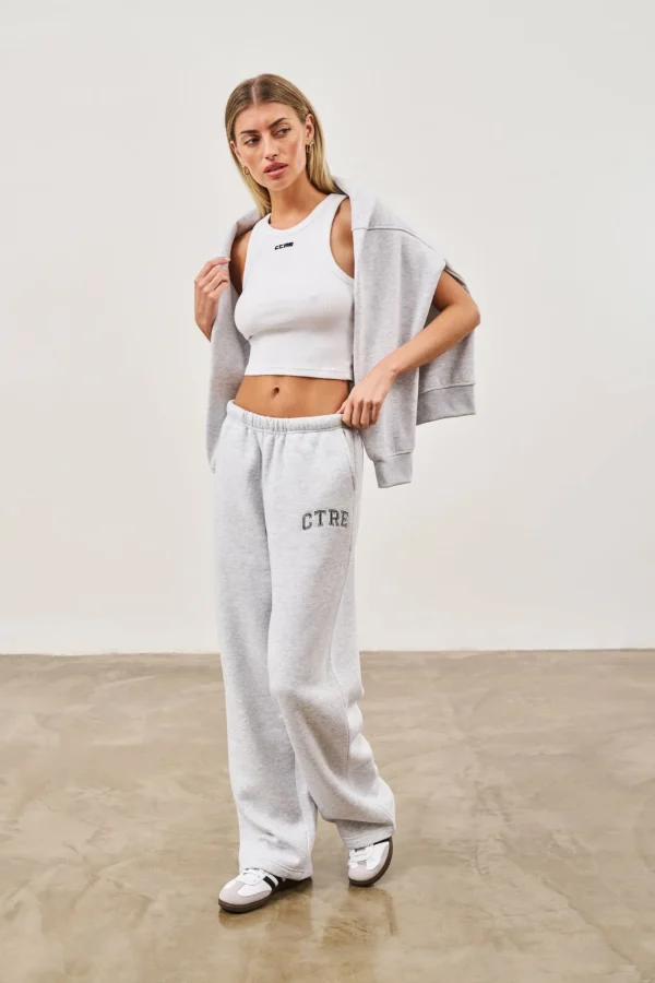 The Couture Club Tracksuits-Ctre Wide Leg Joggers