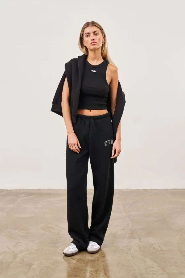 The Couture Club Tracksuits-Ctre Wide Leg Joggers