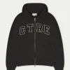 The Couture Club Hoodies-Ctre Zip Through Hoodie