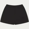 The Couture Club Shorts-Emblem Applique Jersey Shorts
