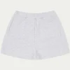 The Couture Club Shorts-Emblem Applique Jersey Shorts