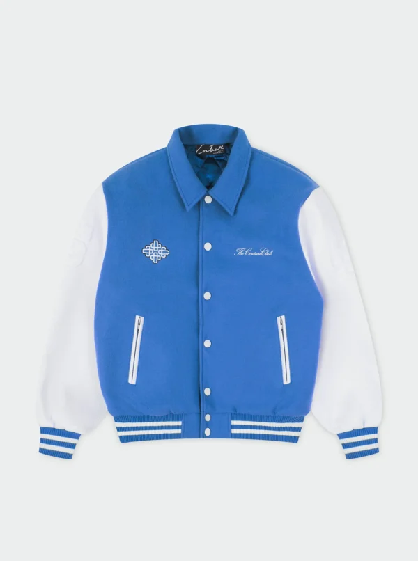 The Couture Club Coats & Jackets-Emblem Chenille Varsity Jacket