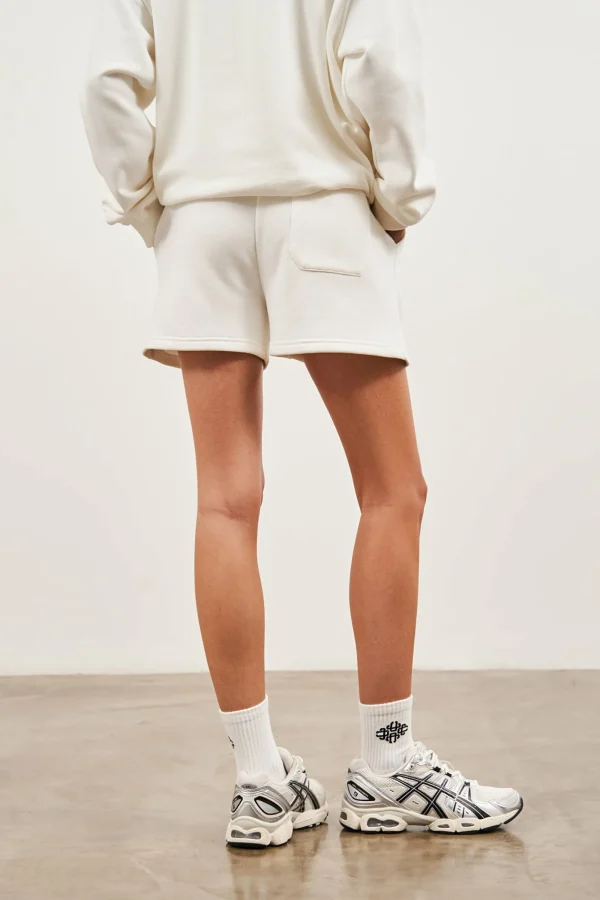 The Couture Club Shorts-Emblem Embossed Shorts