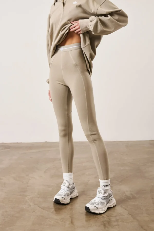 The Couture Club Leggings-Emblem Jersey Leggings