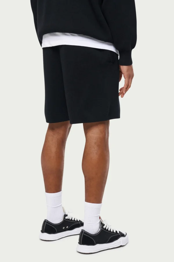 The Couture Club Twinsets-Emblem Knitted Shorts