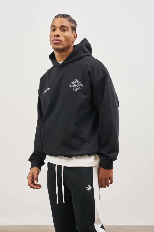 The Couture Club Hoodies-Emblem Outline Hoodie