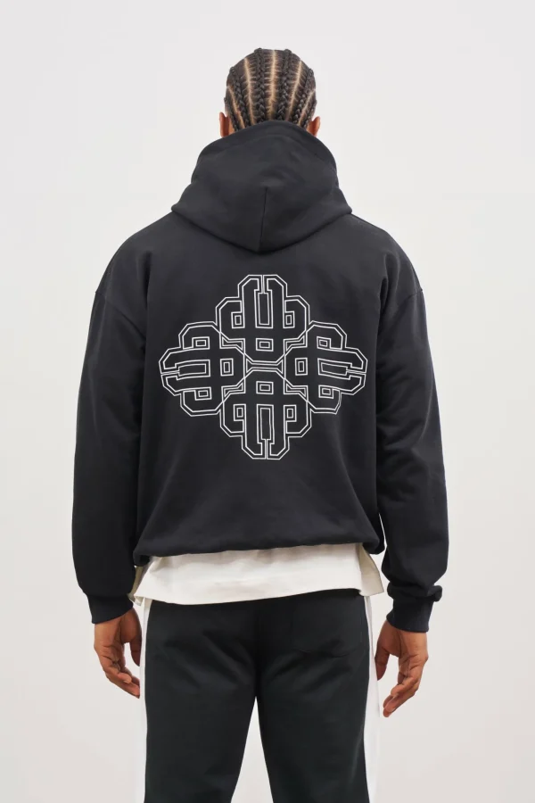 The Couture Club Hoodies-Emblem Outline Hoodie