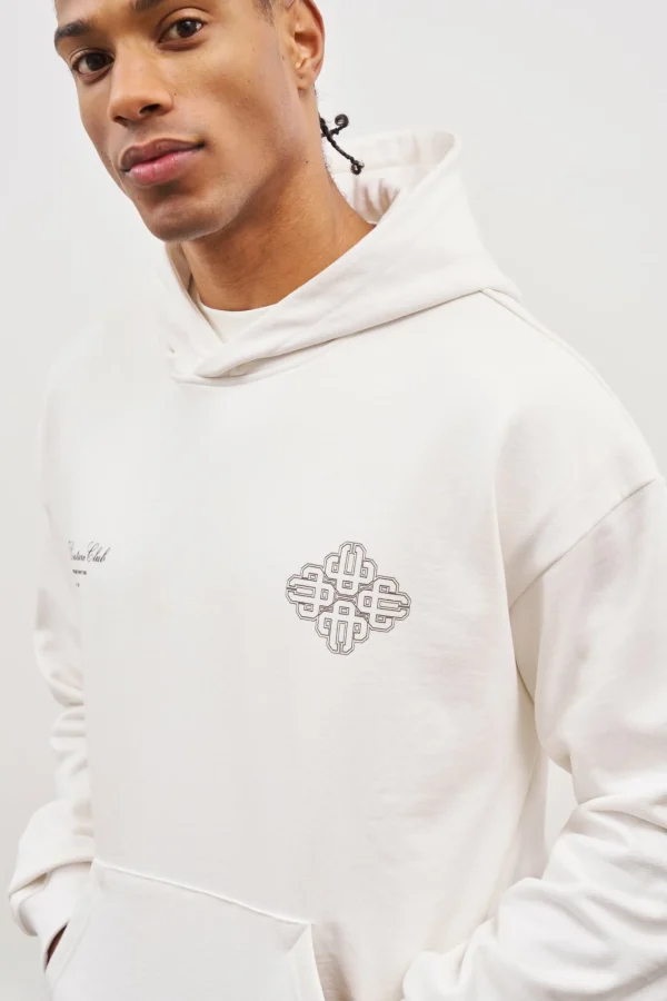 The Couture Club Hoodies-Emblem Outline Hoodie