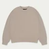 The Couture Club Sweatshirts-Emblem Oversized Sweatshirt