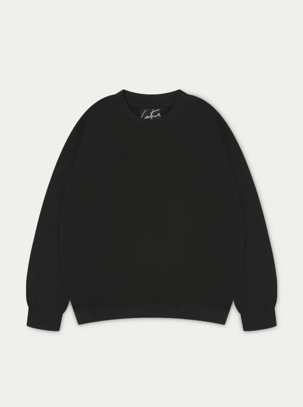 The Couture Club Sweatshirts-Emblem Oversized Sweatshirt
