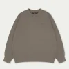 The Couture Club Sweatshirts-Emblem Oversized Sweatshirt