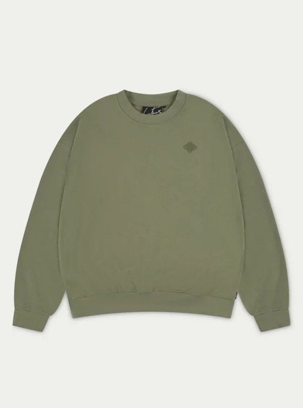 The Couture Club Co-Ords & Sets-Emblem Oversized Sweatshirt