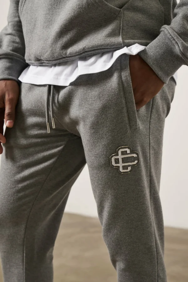 The Couture Club Tracksuits-Emblem Slim Fit Jogger