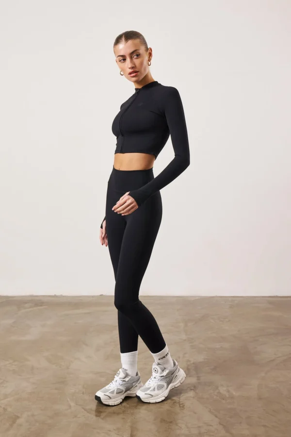 The Couture Club Leggings-Emblem Soft Touch Jersey Leggings