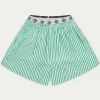 The Couture Club Co-Ords & Sets-Emblem Stripe Shorts
