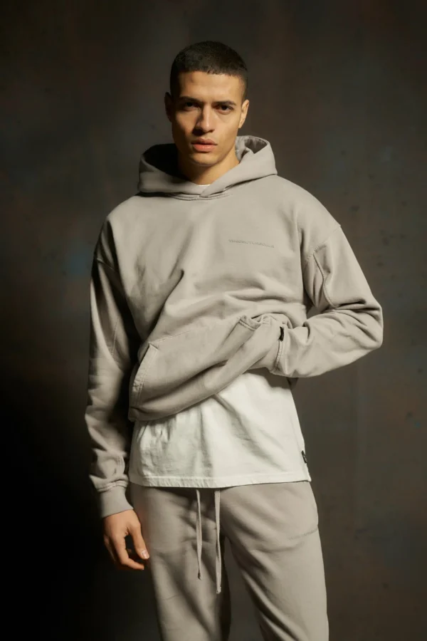 The Couture Club Tracksuits-Everyday Washed Relaxed Hoodie