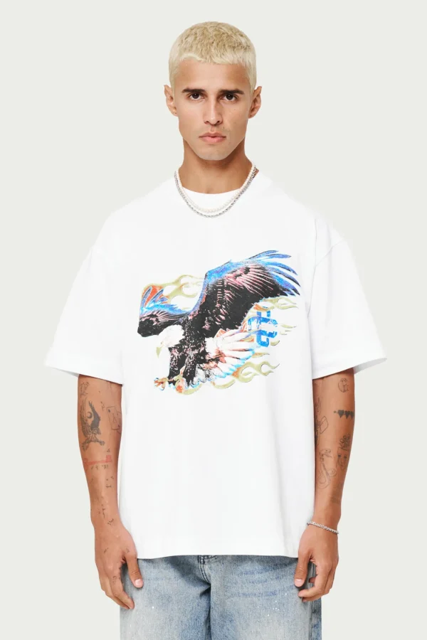 The Couture Club T-Shirts-Graphic Flame Vintage T-Shirt